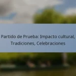 Partido de Prueba: Impacto cultural, Tradiciones, Celebraciones