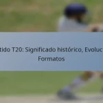 Partido T20: Significado histórico, Evolución, Formatos