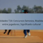 Rivalidades T20: Concursos famosos, Rivalidades entre jugadores, Significado cultural