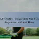 T20 Récords: Puntuaciones más altas, Mejores actuaciones, Hitos