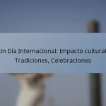 Un Día Internacional: Impacto cultural, Tradiciones, Celebraciones