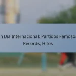 Un Día Internacional: Partidos Famosos, Récords, Hitos