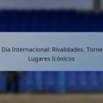 Un Día Internacional: Rivalidades, Torneos, Lugares Icónicos